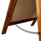 Flash Furniture Torched Brown Wooden A-Frame Magnetic Chalkboard HGWA-CB-3020-TORCH-GG - alternate 10